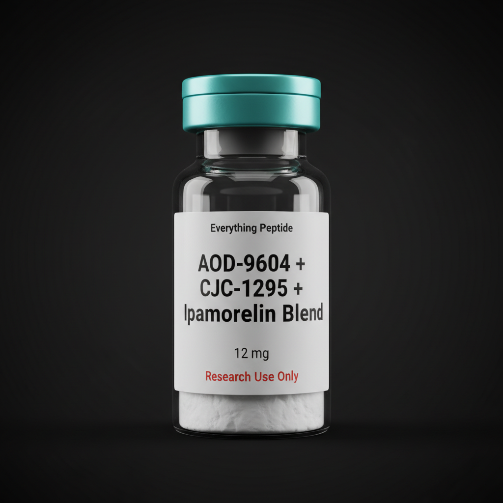 AOD-9604 + CJC-1295 + Ipamorelin Blend vial